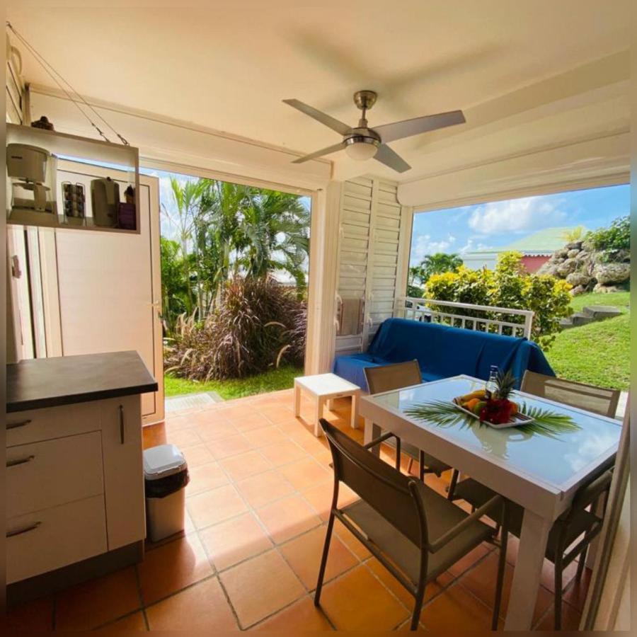 Appartement Rez-De-Chaussee De Villa A 1 Minute De La Plage Saint-Francois  Exterior foto